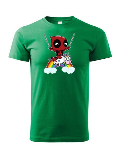 Detské tričko s potlačou Deadpool pre fanúšikov Marveloviek