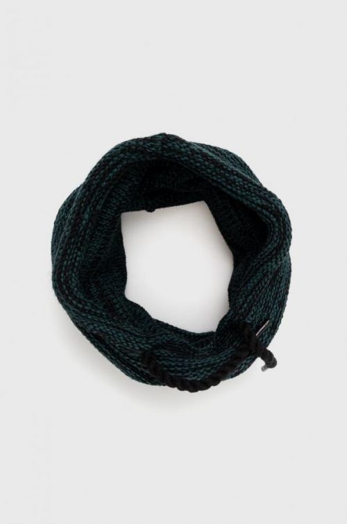 Šál komín Medicine pánsky, čierna farba, jednofarebný