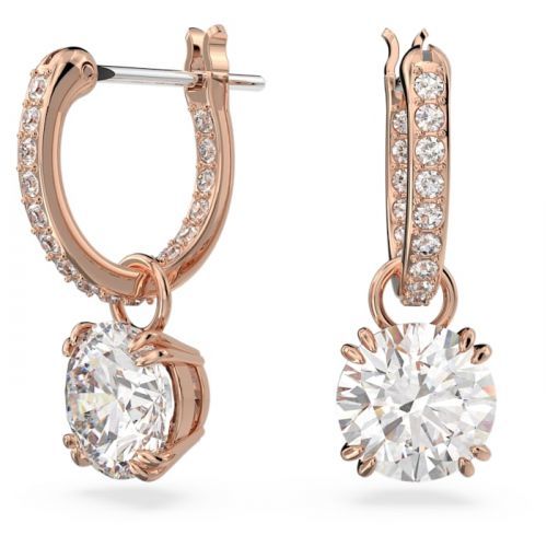Swarovski Trblietavé náušnice krúžky s príveskami 2v1 Constella 5639975