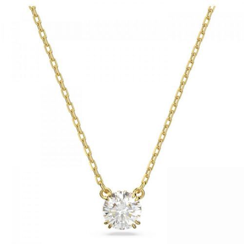 Swarovski Elegantný pozlátený náhrdelník s kryštálom Constella 5636703