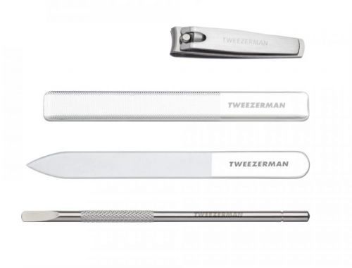 Tweezerman Súprava na manikúru so sklenenými pilníkmi Glass Manicure Set