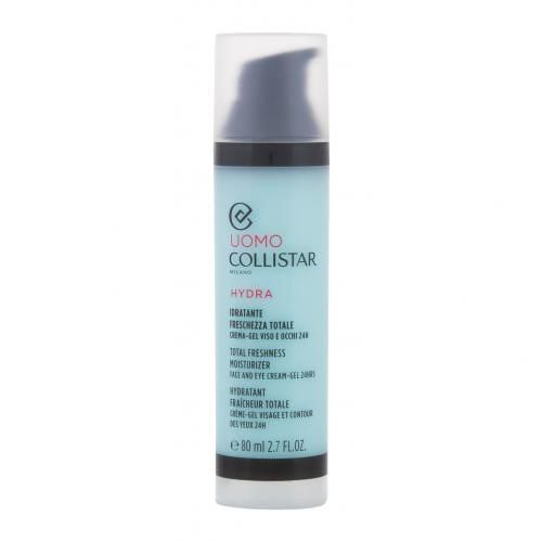 Collistar Uomo Total Freshness Moisturizer Face and Eye Cream-Gel 80 ml denný pleťový krém na zmiešanú pleť; na normálnu pleť; na unavenú pleť