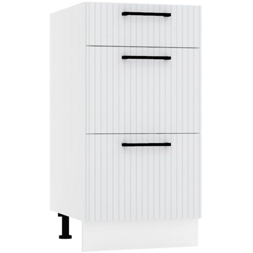 Skrinka do kuchyne  Kate d40s/3 svetlo šedá mat