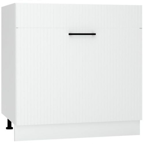 Skrinka do kuchyne  Kate d80zl s/1 zasl biela puntík