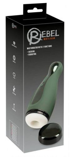 Rebel 2 Functions - battery-powered, suction-vibrating masturbator