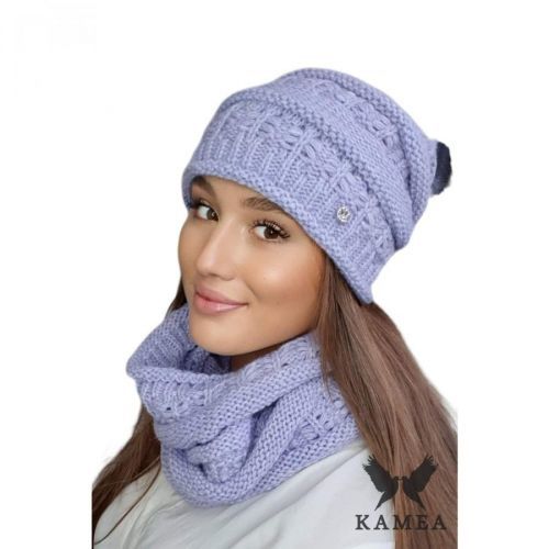 Kamea Woman's Set Hat&Chimney K.22.206.10