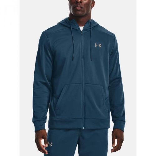 Under Armour Sweatshirt UA Armour Fleece FZ Hoodie-BLU - Mens