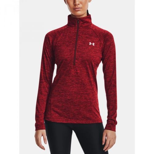 Under Armour T-Shirt Tech 1/2 Zipper - Twist-RED - Women