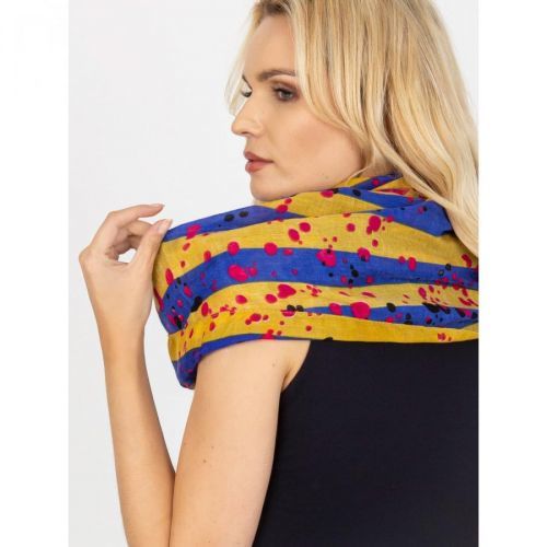 Yellow viscose scarf neckerchief