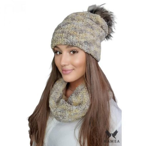 Kamea Woman's Set Hat&Chimney K.22.216.11