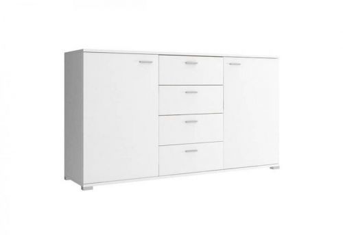 Expedo Komoda KIKI 150, 150x85x40 cm, biela farba