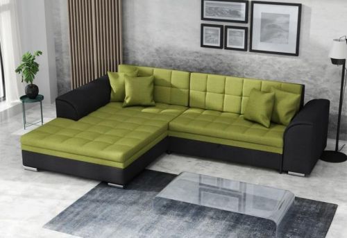 Expedo Rohová rozkladacia sedačka PALERMO, 294x80x196 cm, sawana 22162/sawana22158, lavá