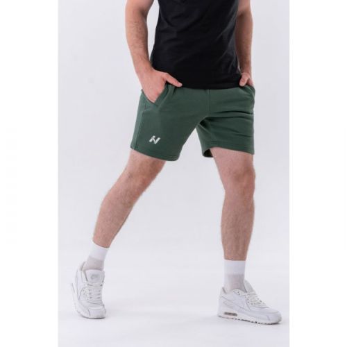 NEBBIA Pánske šortky Relaxed-fit Dark Green  L