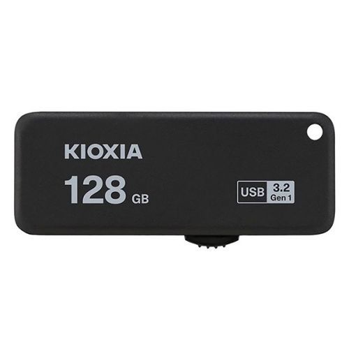 Kioxia USB flash disk, USB 3.0, 128GB, Yamabiko U365, Yamabiko U365, čierny, LU365K128GG4