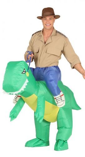 Guirca Kostým Nafukovací Dinosaurus Veľkosť - dospelý: L