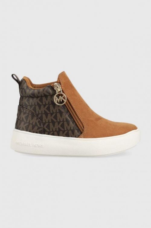 Detské topánky Michael Kors hnedá farba,