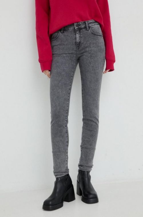 Rifle Wrangler Skinny Cosmo dámske, stredne vysoký pás