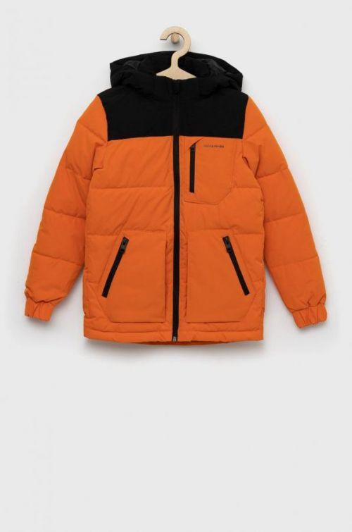 Detská bunda Jack & Jones oranžová farba,