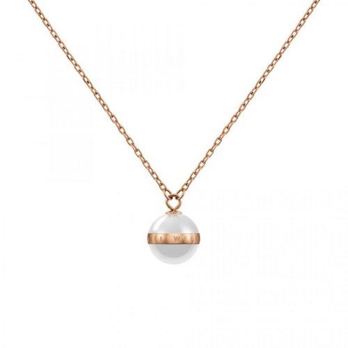 Daniel Wellington Pôvabný náhrdelník s príveskom z bielej keramiky Aspiration DW00400157