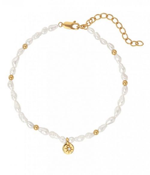 Hot Diamonds Luxusný perličkový náramok s diamantom Jac Jossa Soul DL647