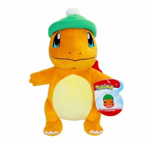 BOTI Pokémon plyšák Charmander s čiapkou 20 cm