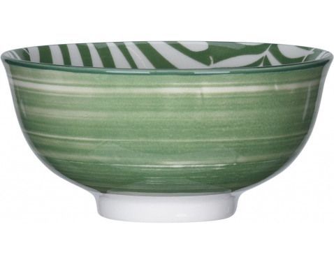 Miska Siaki 11,6 cm, motiv tropické listy%