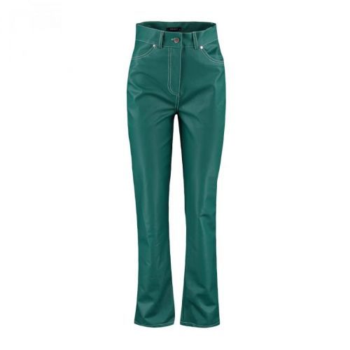 Trendyol Green Faux Leather Pants