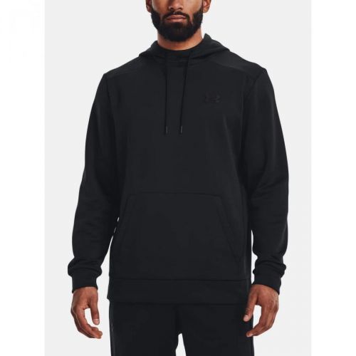 Under Armour Sweatshirt UA Armour Fleece Hoodie-BLK - Mens
