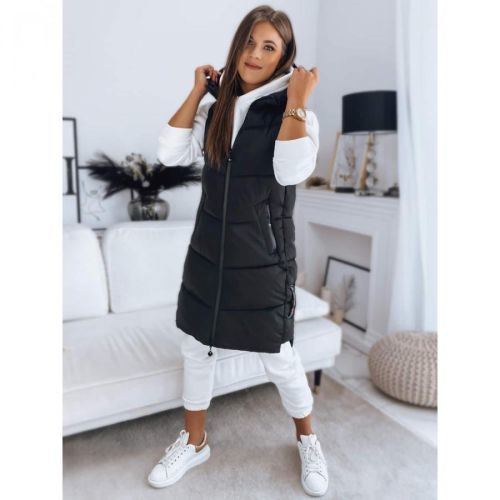 Quilted women's vest BALTIS black Dstreet TY3223