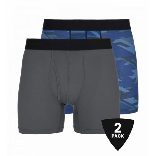 Men's technical boxers 2 pack Kilpi NETT-M DARK GRAY