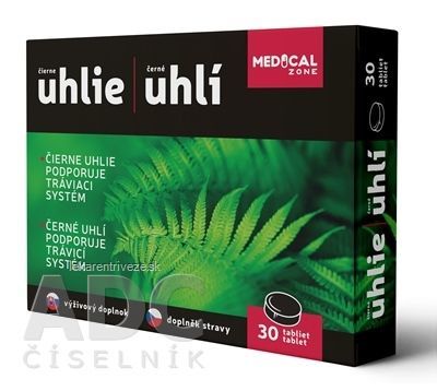 MEDICAL Zone ČIERNE UHLIE tbl 1x30 ks