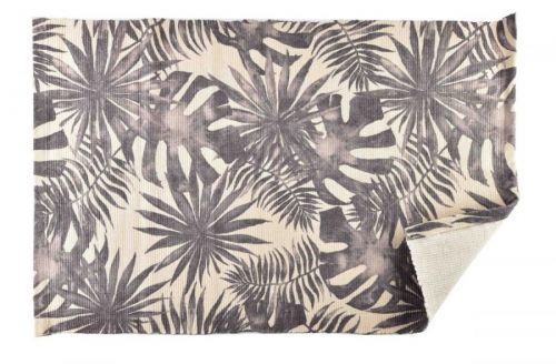 Koberec Jungle 60x90 cm béžový s listy