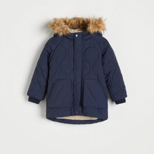 Reserved - Boys` outer jacket - Tmavomodrá