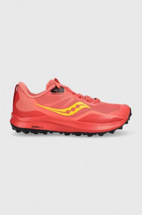Bežecké topánky Saucony Peregrine 12 červená farba,