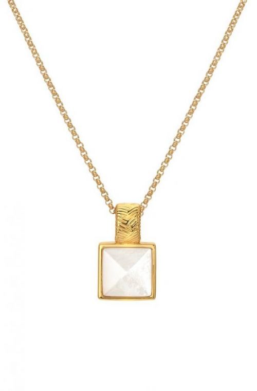 Hot Diamonds Jedinečný náhrdelník s diamantom a perleťou Jac Jossa Soul DP896 (retiazka, prívesok)