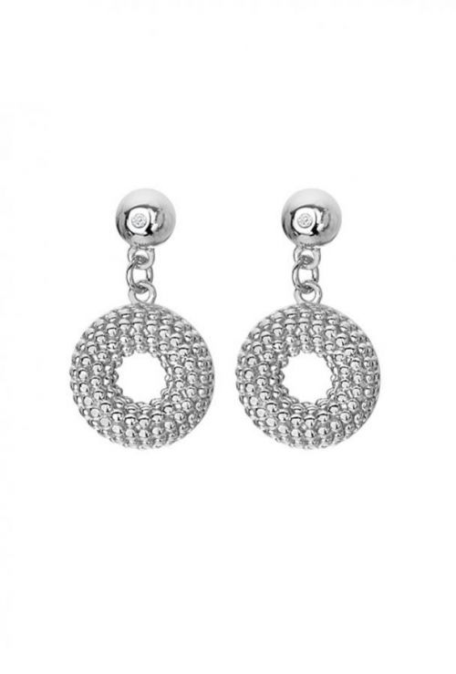 Hot Diamonds Elegantné strieborné náušnice s diamantmi Forever DE723