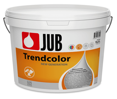 TRENDCOLOR - siloxanová fasádna farba pre intenzívne odtiene 030A (antracit) 5 L