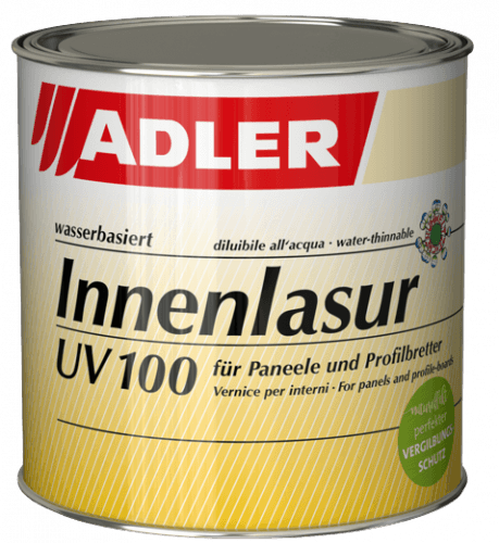 INNENLASUR UV 100 - Tenkovrstvá interiérová lazúra s UV  ochranou großglockner 2,5 L