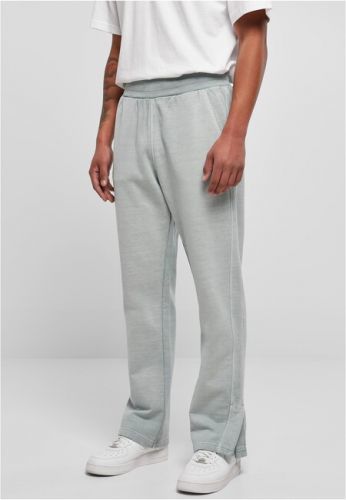 Urban Classics Heavy Terry Garment Dye Slit Sweatpants summerblue - S