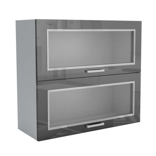 Kuchynská skrinka 80G 20W LUX čierna