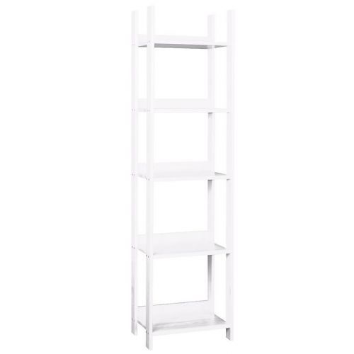 Regál eko vysoký 180 borovica morená biela