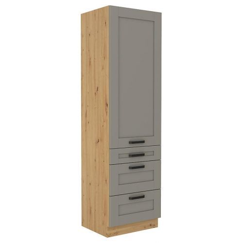 Kuchynská skrinka Luna claygrey/artisan 60DKS-210 3S 1F