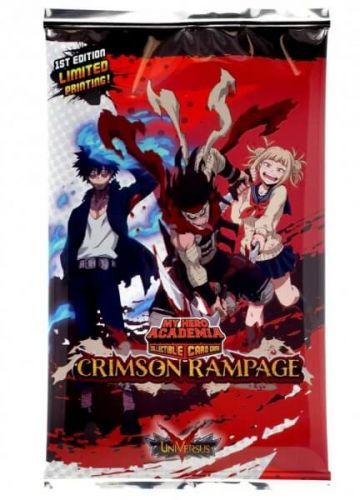 Jasco Games My Hero Academia Collectible Card Game - Booster Series 02: Crimson Rampage