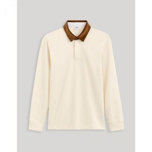 Celio Polo T-shirt Ceroy velvet collar - Men