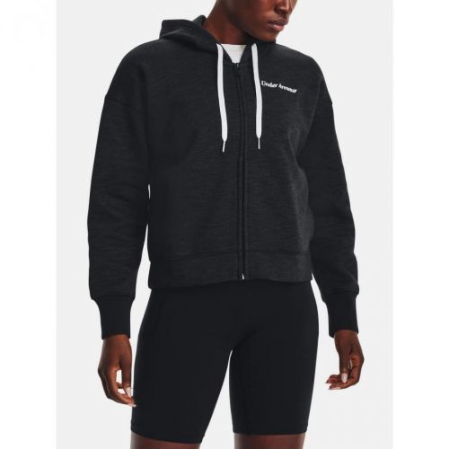 Under Armour Sweatshirt Essential Script FZ-BLK - Women
