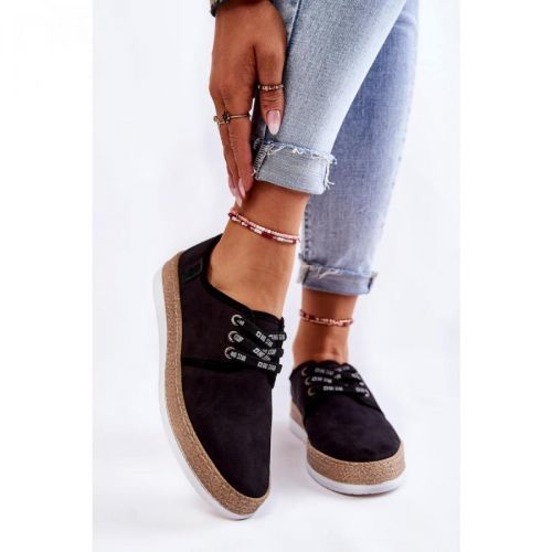 Women's Low Sneakers Memory Foam System Big Star KK276004 Black