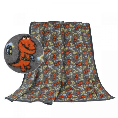 Bellatex Detská deka Ella Dinosaurus, 100 x 155 cm