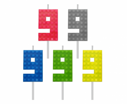Godan Narodeninová sviečka Lego - 9