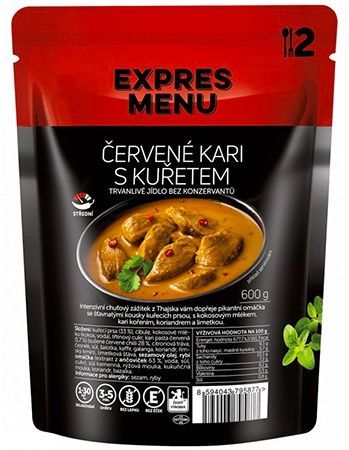 Expres menu červené karí s kuraťom 600 g