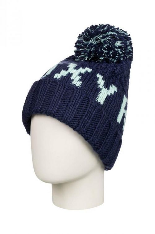 Detská čiapka Roxy tmavomodrá farba biela,